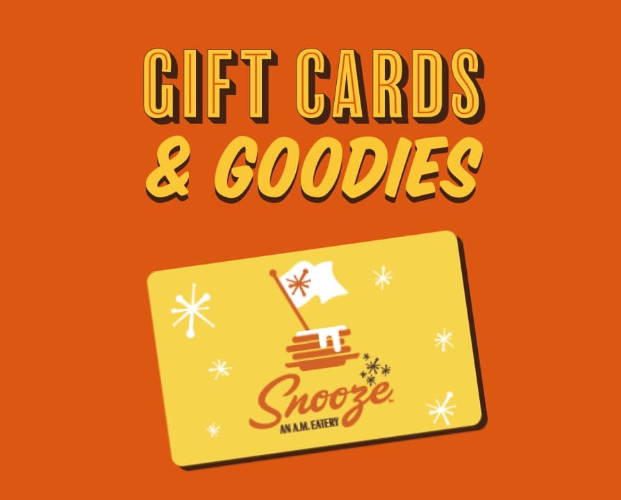 Purchase Snooze Gift Cards & Goodies