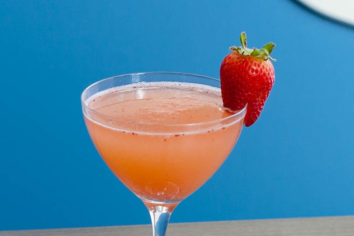 Strawberry Martini Mimosa