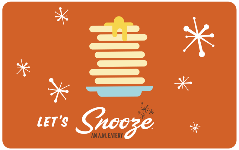 Snooze Pancake Stack Gift Card