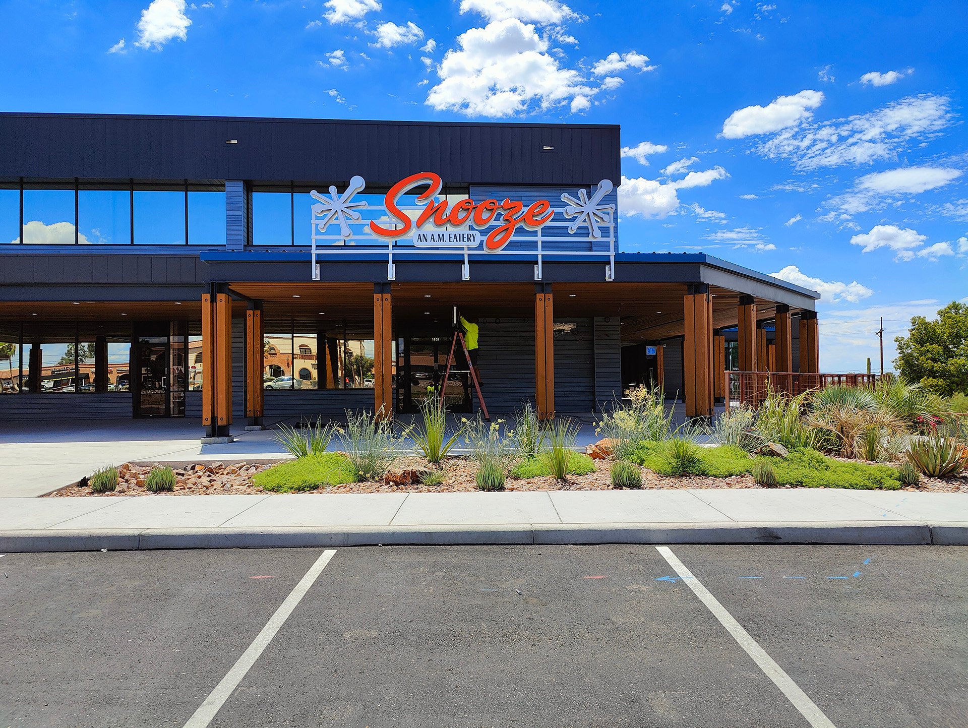 Snooze Tucson Foothills Restaurant Front Entrance