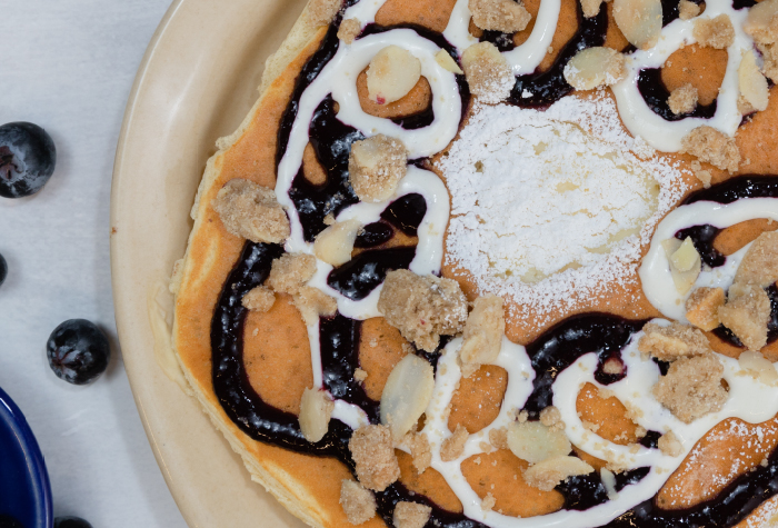 Blueberry Danish Pancake