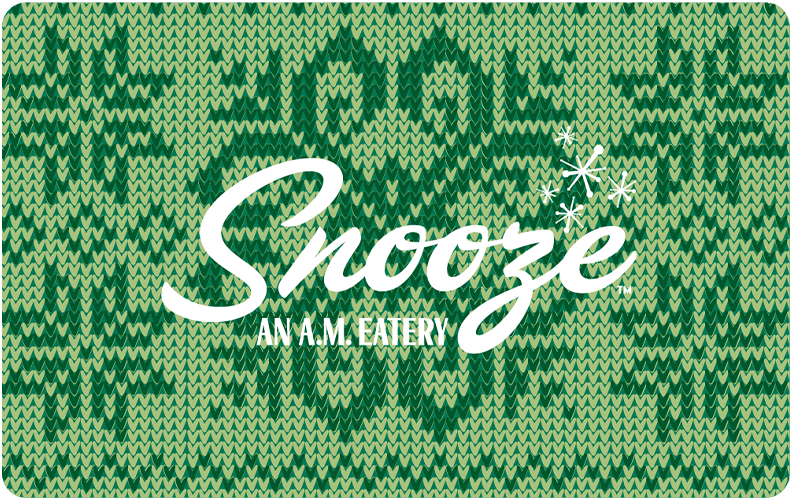 Snooze Gift Card Holiday Scarf Design