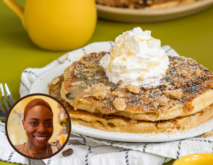 Caramel Frappe Pancakes