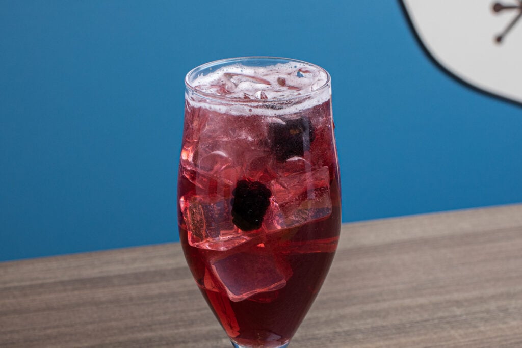 Boozy Blackberry Mint Limeade