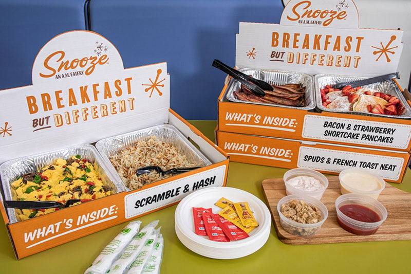 Snooze Catering Spread